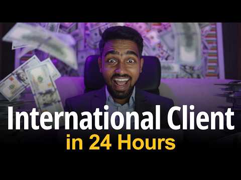 I Tried Hidden Ways to get International Clients in 24 Hours !