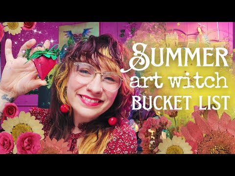 Summer Art Witch Bucket List 🍓Creative Spells to Enchant Your Summer