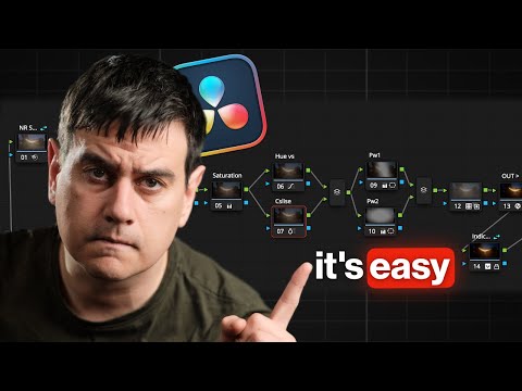 How to use nodes in DaVinci Resolve like a PRO