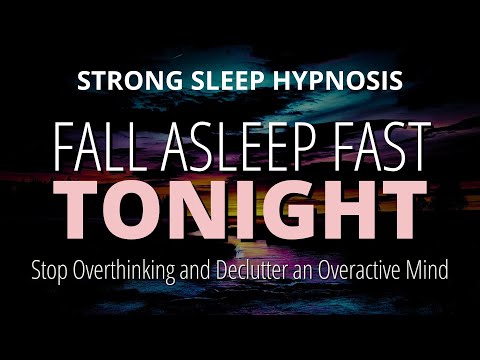 Sleep Hypnosis (VERY STRONG) to Stop Overthinking | Declutter an Overactive Mind Tonight!