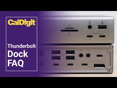 CalDigit Thunderbolt Docks | FAQ | Monitors, Power Delivery, Linux