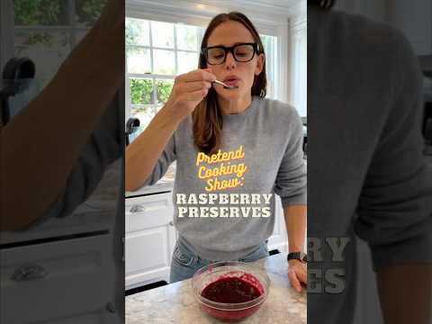 Pretend Cooking Show: Raspberry Preserves