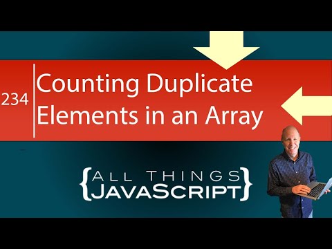 JavaScript Problem: Counting Duplicate Elements in an Array