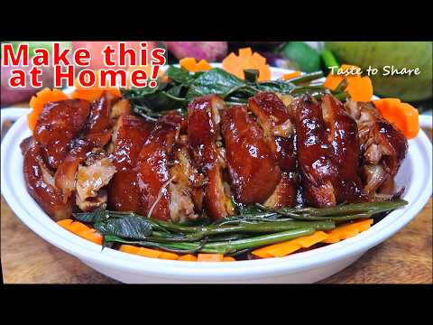 Perfectly Tender❗Sticky Pork Patatim Recipe for Beginners 💯👌 | How to cook Patatim na Baboy