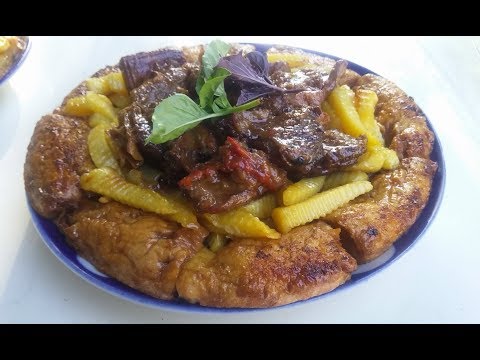 "Non bosti". The men are cooking. Very tasty, unusual dish