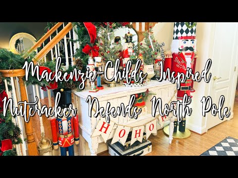 Mackenzie-Childs Inspired Christmas Decorating 2025 #decoratewithme #christmas #northpole #candybar