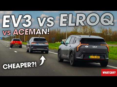 NEW Kia EV3 vs Skoda Elroq vs Mini Aceman review | Road trip costs compared! | What Car?
