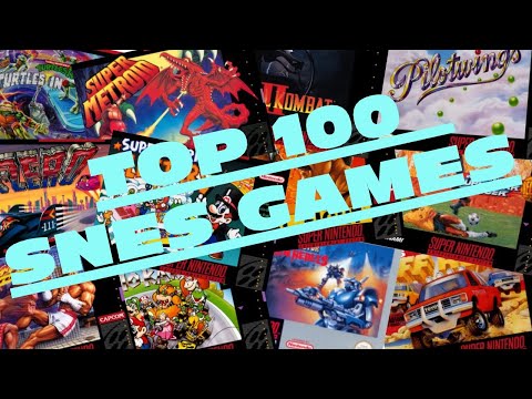 TOP 100 SNES Games in One Hour (1H)