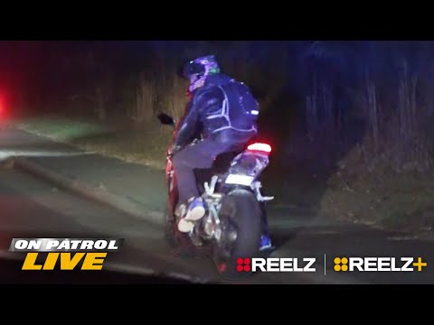 Cops Take On Fleeing Suspect Driving Stolen Motorcycle