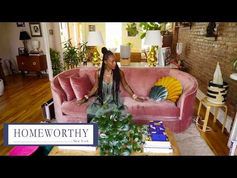 A Stunning NYC Townhouse Full of Color, Plants & Vintage Charm