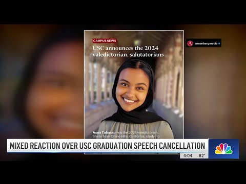 Mixed reaction over USC graduation speech cancellation