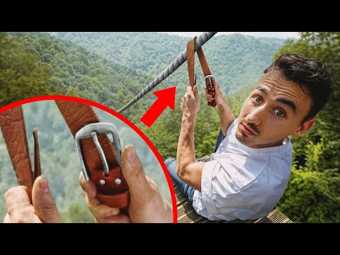 Descendre une Tyrolienne avec une Ceinture, c’est Possible ?