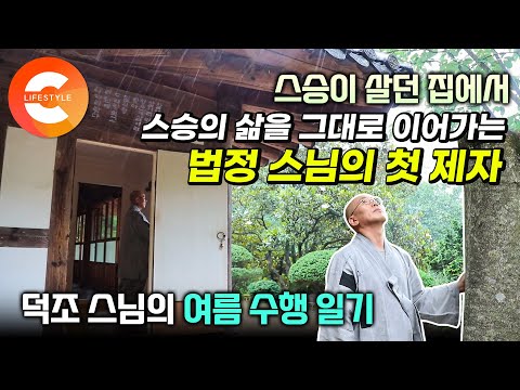 '그 스승에 그 제자' 법정 스님이 직접 짓고 살던 집에서 스승의 삶과 시간을 이어가는 그의 첫 제자, 덕조 스님이 암자에서 보내는 여름날(ft.송광사 불일암)ㅣ특별한 여름 수행⛰