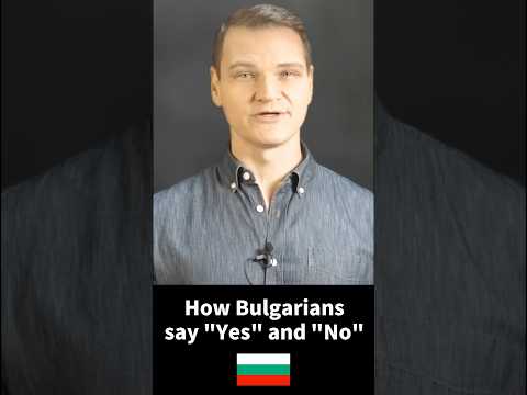 How Bulgarians Say "Yes" and "No" (Youtube #shorts)