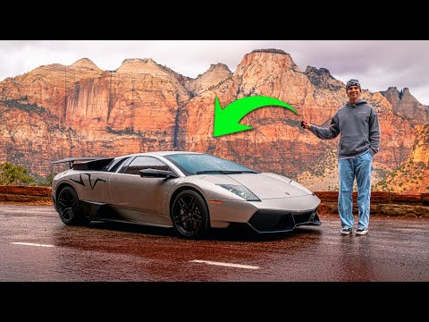 600 Mile Roadtrip In A $1,000,000 Lamborghini Murcielago!