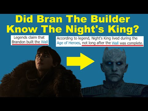 Bran The Builder Might Have Known The Night's King