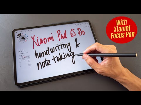 Xiaomi Pad 6S Pro: Note taking & handwriting review