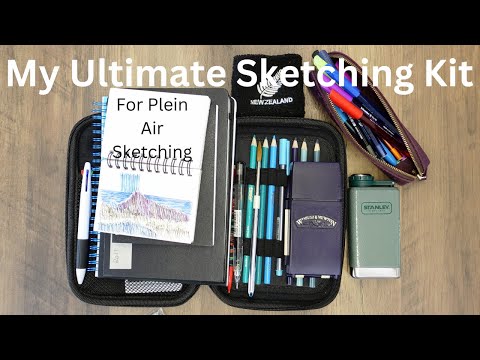 My Ultimate Sketching Kit For Plein Air Painting.