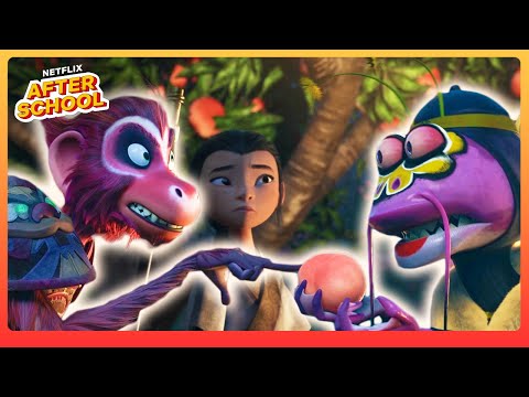 Don't Eat the Peaches! 🙊 The Monkey King | Netflix After School