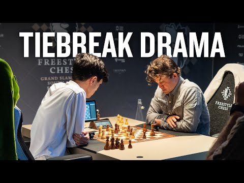 EPIC showdown in the SEMIFINALS between Magnus Carlsen and Javokhir Sindarov  | Grand Slam V 🇿🇦