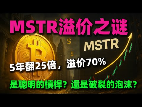 比特幣就在那裡，為何聰明錢非要花高價買MSTR？ 30分鐘讀懂背後的資本邏輯！#MSTR#mstr 股票