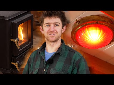 Firing up TALLY HO’s heating and lighting!