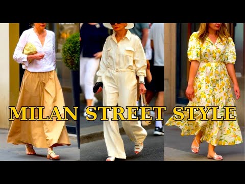 Milan Street Style 2025 – Effortless, Stylish & Trendy Outfits: What People Are Wearing This Summer