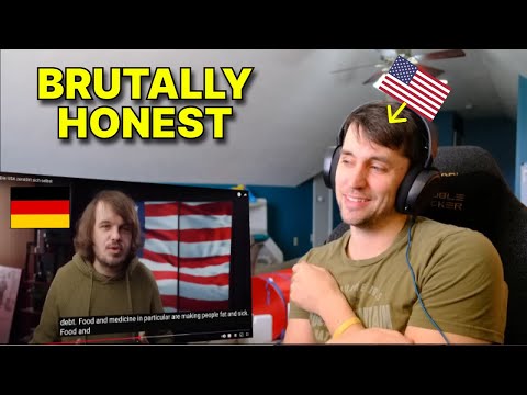 American reacts to "Die USA zerstört sich selbst"