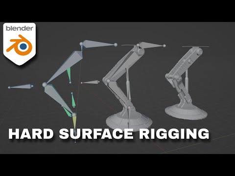 EVERYTHING you need to know to Hard Surface Rigging in Blender