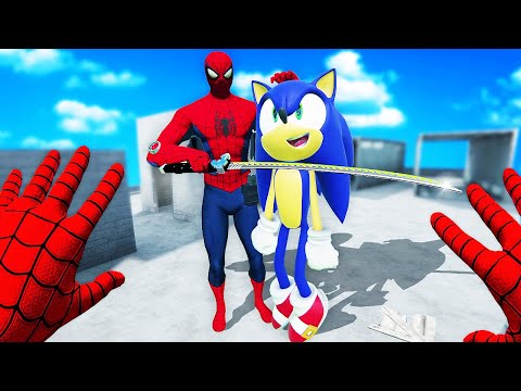 We Tortured Sonic in the WORST ways possible... (Bonelab Mods)