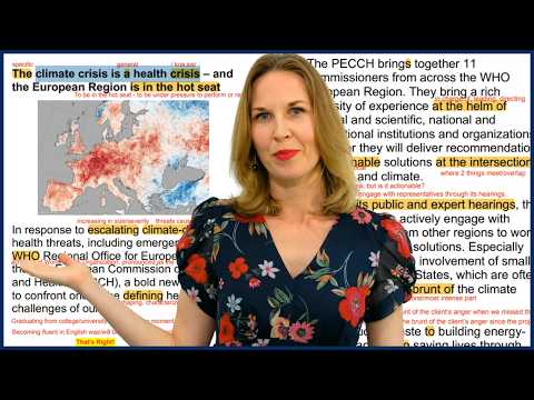 Climate crisis is a health crisis - Learn English with News | Improve Your Fluency FAST