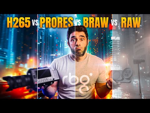 TU 393 The format of the pros PROES vs RAW vs BRAW vs H265 V3 MASTER 4K