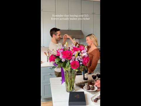 Buying your S.O. flowers makes you...
