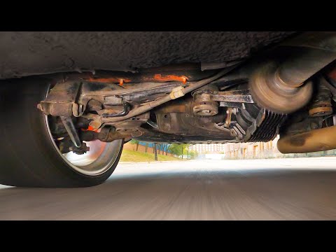 Supra Drifting With GoPro Under Car and In the Rear Tire (Street Drift)