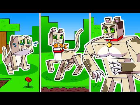 I Survived 100 DAYS as a CAT in HARDCORE Minecraft!