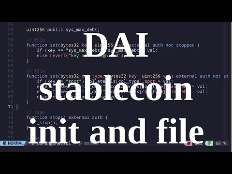 init and file | Rewrite DAI stablecoin | part 7