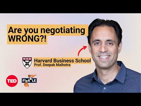How to negotiate confidently with Havard Business School Professor Deepak Malhotra | Fixable