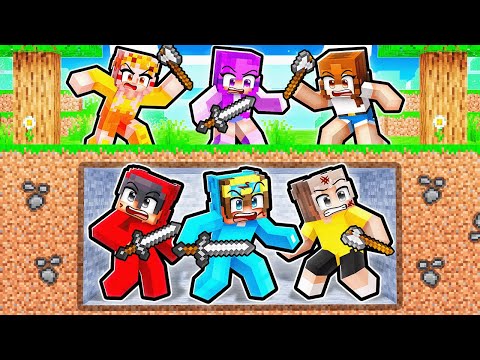 BOYS vs GIRLS Manhunt in Minecraft!