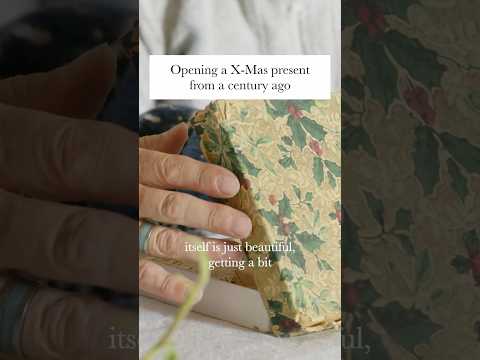 This was unopened for 100 years (we think) #christmas #edwardian #victorian #heritage #restoration