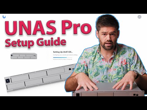 How to setup new UniFi UNAS PRO