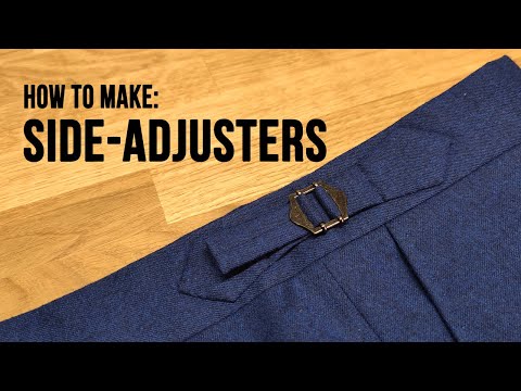 Full Tutorial: Making Side Adjusters (Side Tabs) on Bespoke Trousers