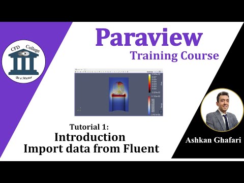 Introduction and Import data from ANSYS Fluent to Paraview | Paraview Tutorial 1