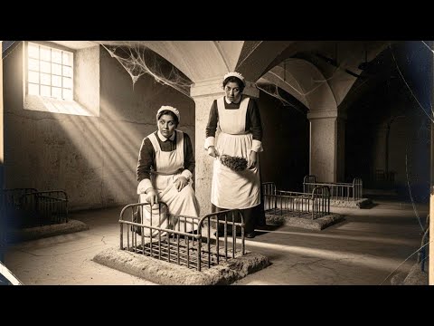 Cuando las sirvientas limpiaron el sótano del asilo, hallaron cunas hundidas en cal y cemento fresco