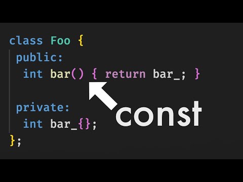 Const correctness in C++