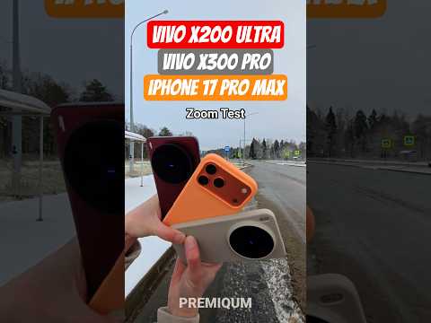 iPhone 17 Pro Max vs Vivo X300 Pro vs Vivo X200 Ultra Zoom Test!
