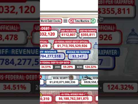 This Is Bad! US Debt Hits $38 Trillion