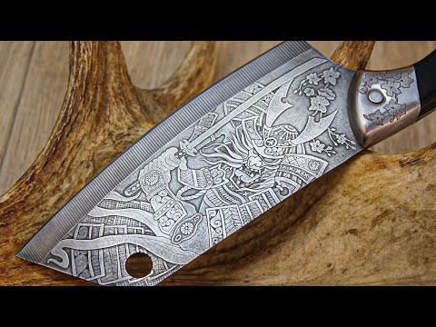 How to EASILY draw on metal. Any drawing. I chose Samurai Shogun