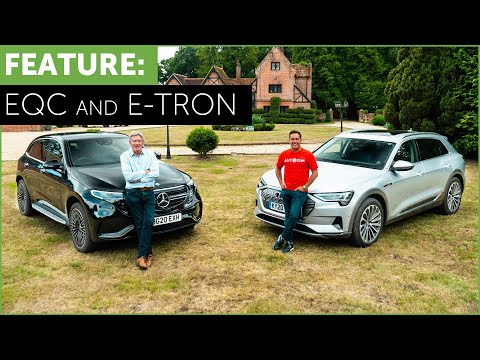 Electric SUVs. Mercedes-Benz EQC and Audi e-Tron. Review with Tiff Needell
