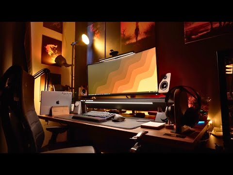 Cozy and Moody: My Desk Setup and Home Office Tour!