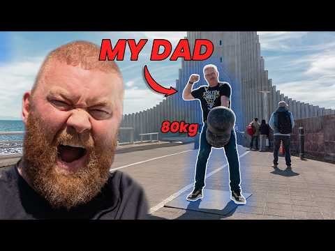 Lift this GIANT dumbbell, Win $1,000!